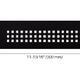 SHELF-N Rectangular Shelf for Niche Square Design Aluminum Satin Black