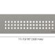 SHELF-N Rectangular Shelf for Niche Square Design Aluminum Stone Grey