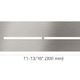 SHELF-N Étagère rectangulaire pour niche modèle Pure Acier inoxydable (V2) brossé