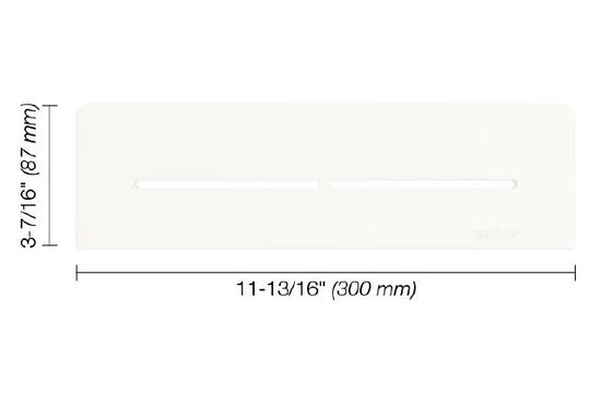 SHELF-N Rectangular Shelf for Niche Pure Design - Aluminum Matte White
