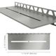 Shelf-W Rectangular Wall Shelf Pure Design - Brushed Stainless Steel (V2) 