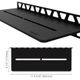 SHELF-W Rectangular Wall Shelf Pure Design Aluminum Satin Black