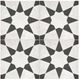 Floor Tile Form Monochrome Stellar Matte 7-3/4" x 7-3/4"