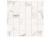 Mosaïque de porcelaine Mayfair Calacatta Oro Basketweave mate 2" x 2"