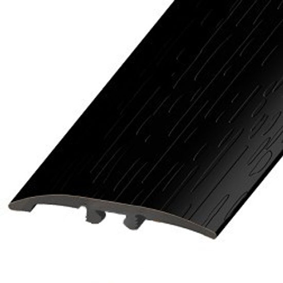 Slim Trim 3-en-1 PVC #099 Black 1/4" (6.35 mm) x 2" x 94"