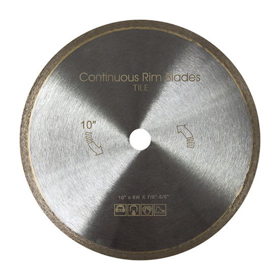 Continuous Wet Tile Blade 10" with Arbor 1"