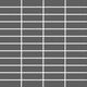Mosaïque Plain Techno Charcoal Rectangle Mat 12" x 12"