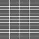 Mosaïque Plain Techno Charcoal Rectangle Mat 12" x 12"
