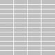 Mosaic Plain Techno Light Grey Rectangle Matte 12" x 12"