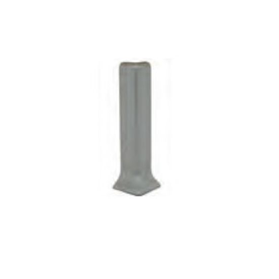 Molding External Corner Skirting 80 Anodized Aluminum Silver 3-1/8" (80 mm) (Pack of 2)
