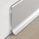 Base murale Skirting 60 avec adhésif aluminium poli titane 2-3/8" (60 mm) x 3/8" x 6' 6-3/4"