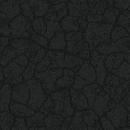 Carpet Tiles Roots Jet Black 20" x 20"