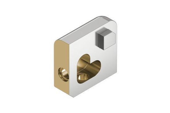 JOLLY Outside Corner 90° Solid Brass Chrome-Plated 1/4"