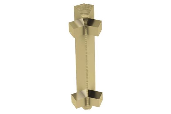 RONDEC-CT Inside Corner 135° Anodized Aluminum Brushed Brass 1/2"