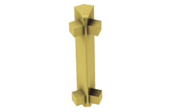 RONDEC-CT Inside Corner 135° Anodized Aluminum Satin Brass 3/8"