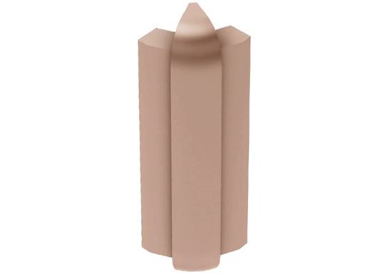 RONDEC-STEP Outside Corner 135° with Vertical Leg 2-1/4" Anodized Aluminum Satin Copper 5/16"