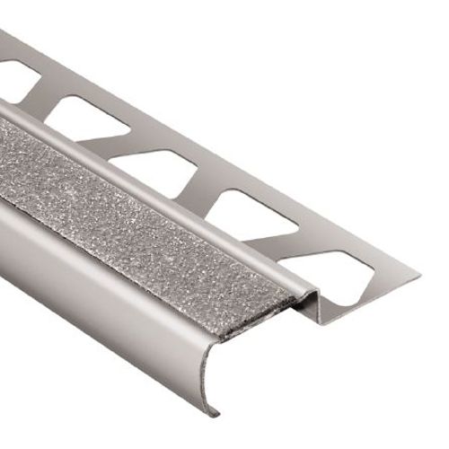 Schluter - TREP-G-B Stair-Nosing Profile with Clear Self-Adhesive Non