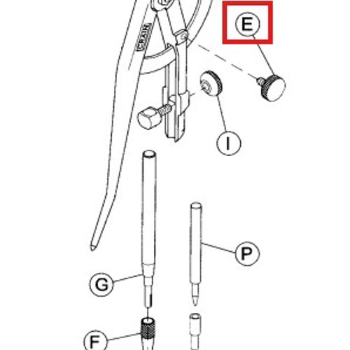 Crain - Compass Screw for No. 380 - 1380-E | FloorBox