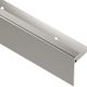 VINPRO-STEP-R Profilé de nez de marche pour revêtement de vinyle avec dévoilement allongé Aluminium anodisé Nickel brossé 9/32" (7 mm) x 8' 2-1/2"