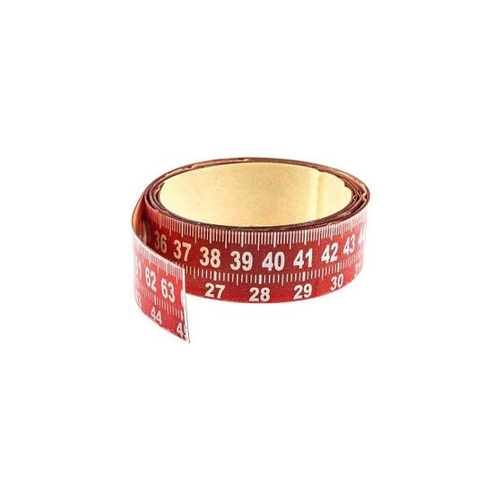 Adhesive Red Measure Tape in centimeters