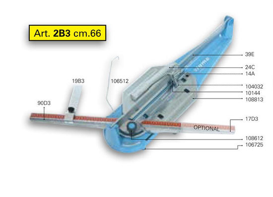 Plane for 2B3-2D4 Tile Cutters