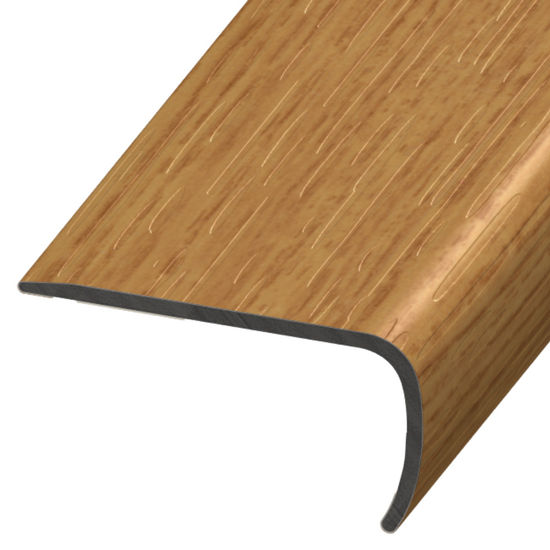 Stair Nose Standard VersaEdge PVC #185 Sherwood Oak 1" (25.4 mm) x 2" x 94"