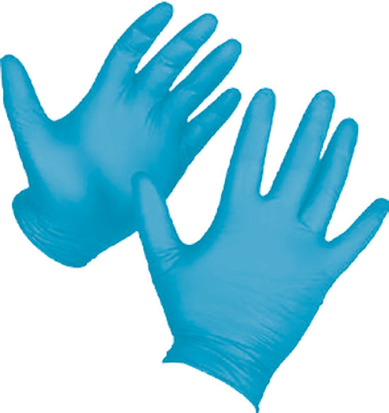 Nitrile Gloves Blue 3.5 mil (Pack of 100)