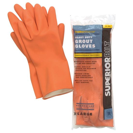 Heavy-Duty Grout Gloves ProBilt Series X-Large