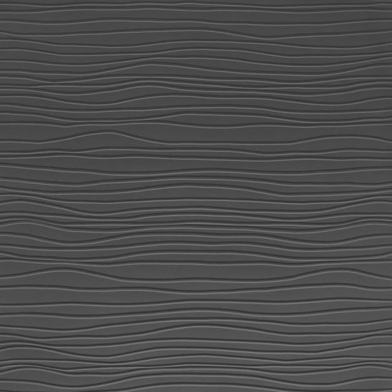 Rubber Tile Solid Color Bamboo #40 Black 24" x 24"