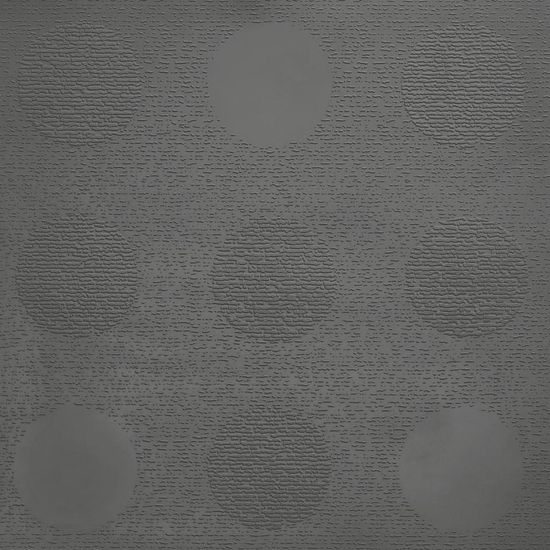 Rubber Tile Circulinity Tic-Tac-Toe #20 Charcoal 24" x 24"
