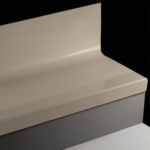 Johnsonite Angle Fit Rubber Stair Tread with Integrated Riser Bamboo