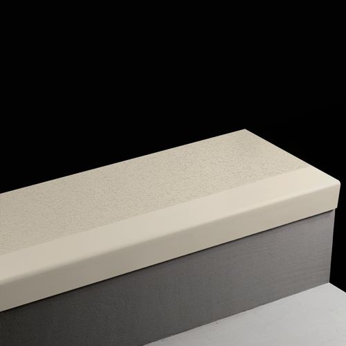 Tarkett - Angle Fit Rubber Stair Tread Rice Paper #24 Grey Haze with ...