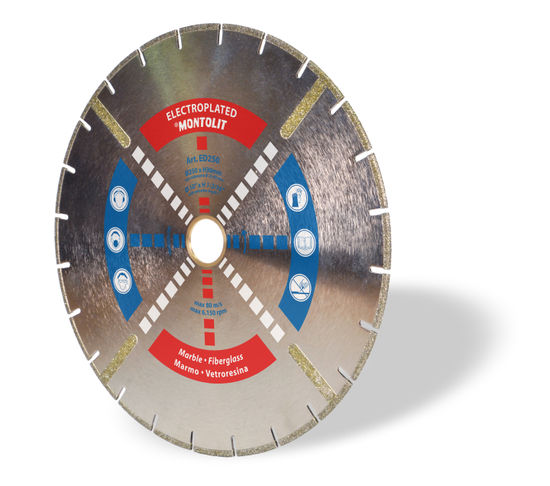 Electroplated Diamond Wet/Dry Blade 10"
