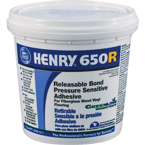 650-R Releasable Bond Pressure Sensitive Adhesive - 946 mL 
