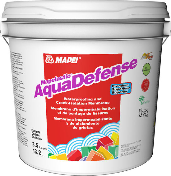 AquaDefense Premium Waterproofing & Crack-Isolation Membrane - 13.2 L
