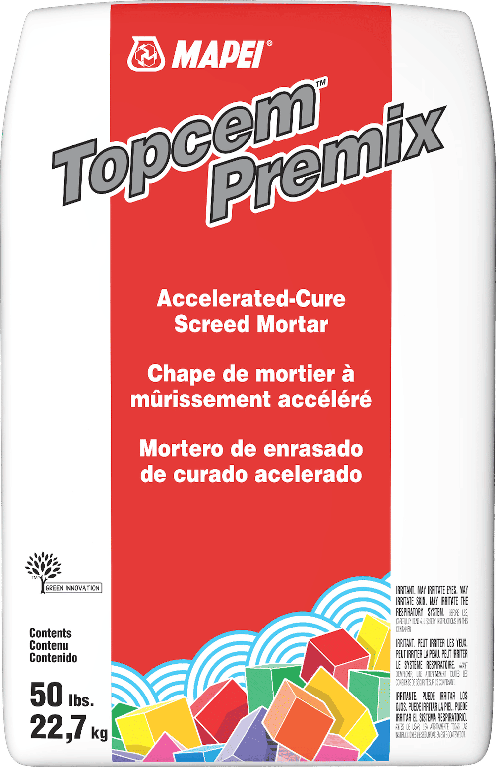 Mapei Topcem Premix AcceleratedCure Screed Mortar 50 lb (15750) FloorBox