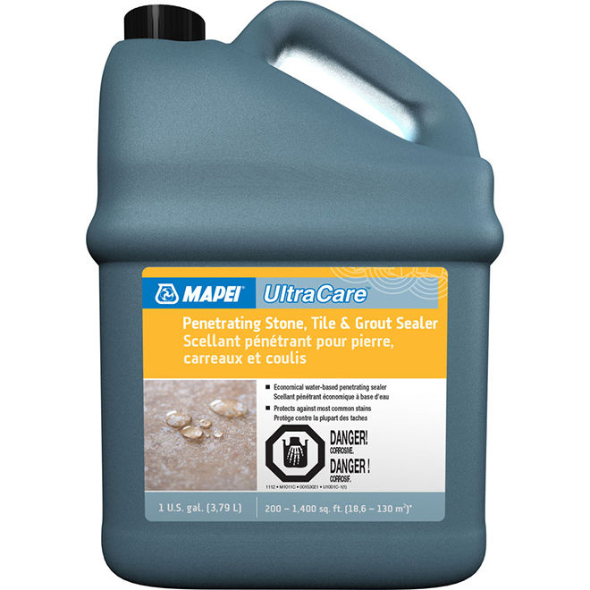 Mapei UltraCare Penetrating Stone, Tile & Grout Sealer - 3.79 L ...