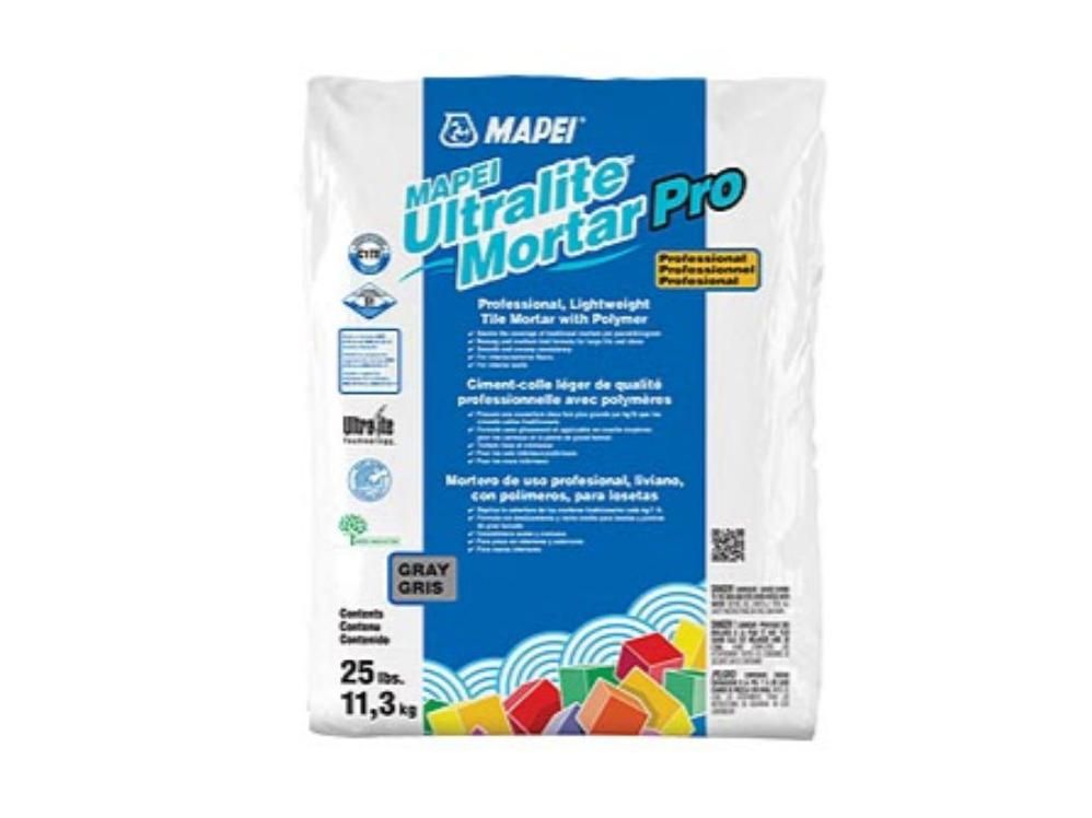 Mapei Ultralite Mortar Pro Lightweight Mortar with Polymer, Gray 25