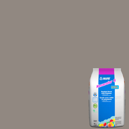 Keracolor S Sanded Grout with Polymer - #02 Pewter - 10 lb
