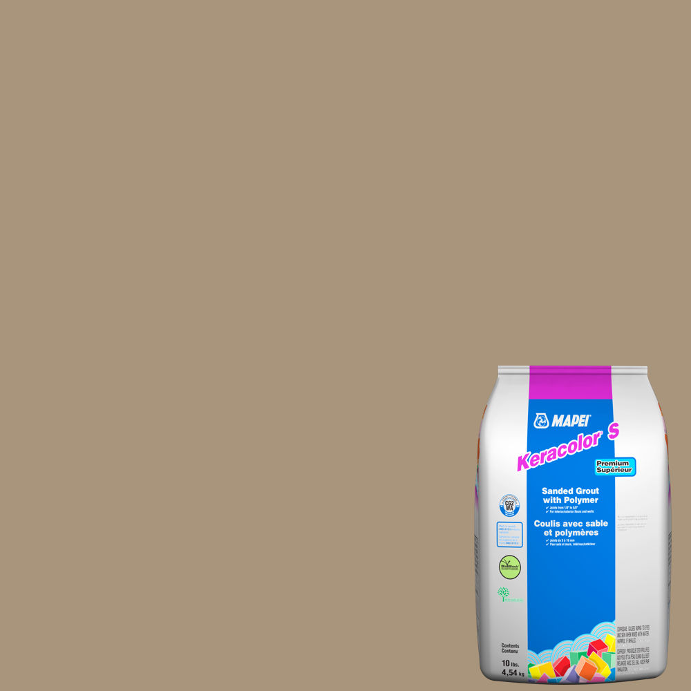 Mapei Keracolor S Sanded Grout with Polymer 05 Chamois 10 lb