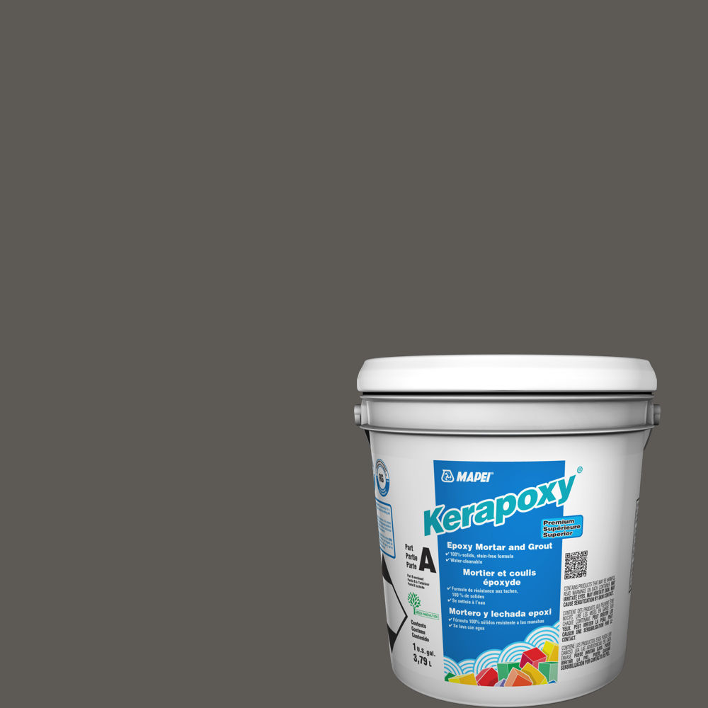 Mapei Kerapoxy Kit Premium Epoxy Grout 47 Charcoal 3.79 L (3447018) FloorBox