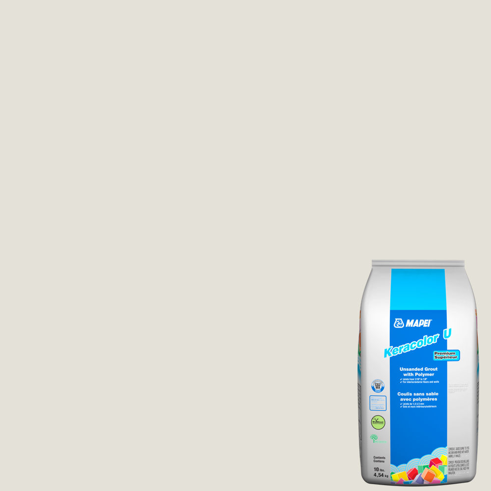 Mapei Keracolor U Unsanded Grout with Polymer 00 White 10 lb (8001021) FloorBox
