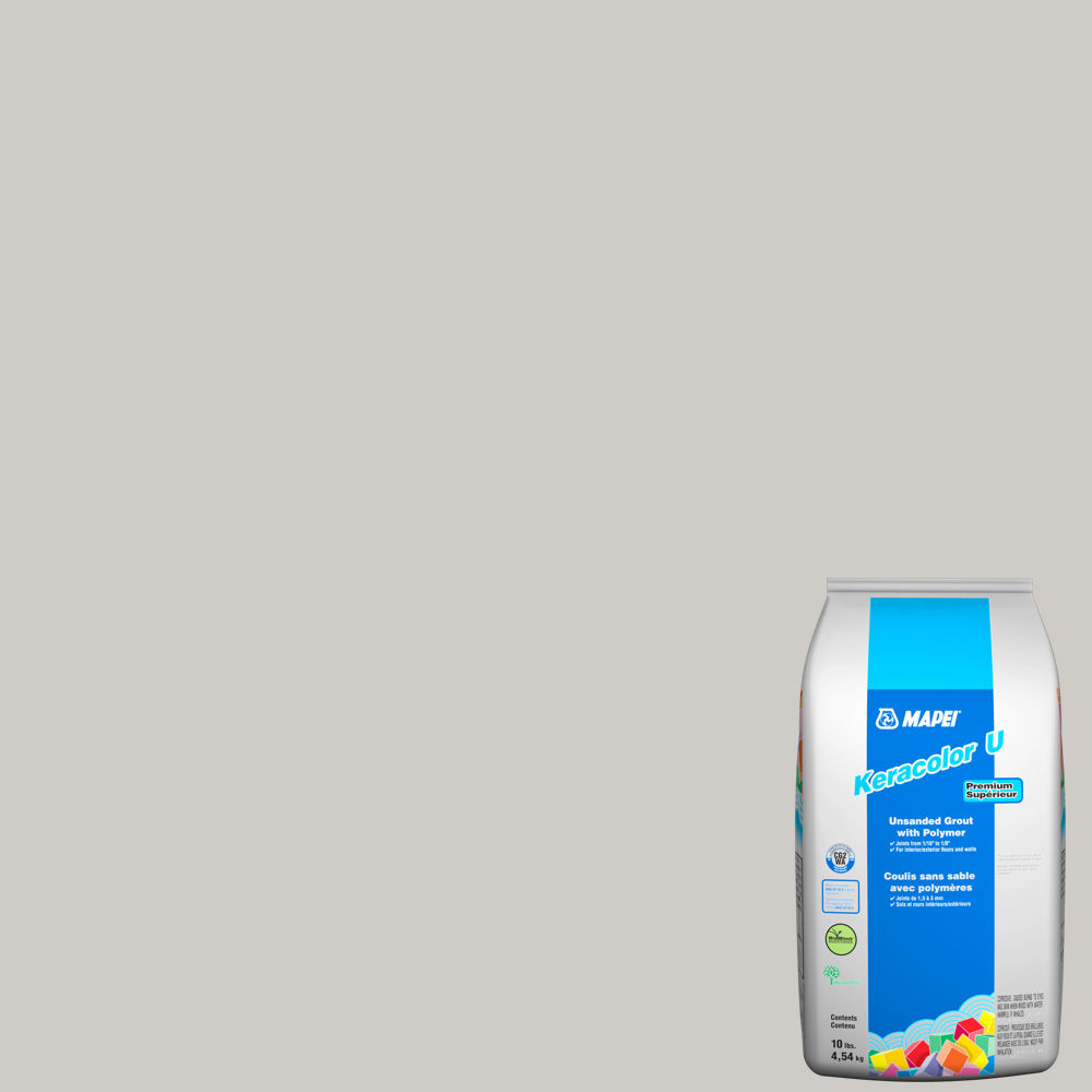 Mapei Keracolor U Unsanded Grout with Polymer 77 Frost 10 lb