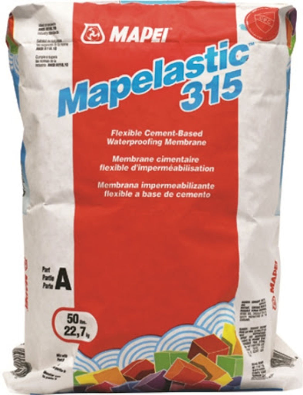 Mapei Mapelastic 315 Membrane cimentaire d'isolation des fissures et d