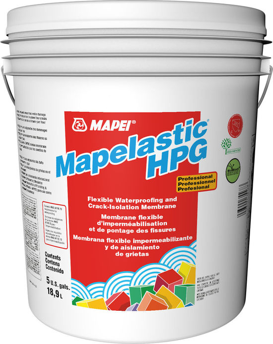 Mapelastic HPG Flexible Waterproofing & Crack-Isolation Membrane - 18.9 L