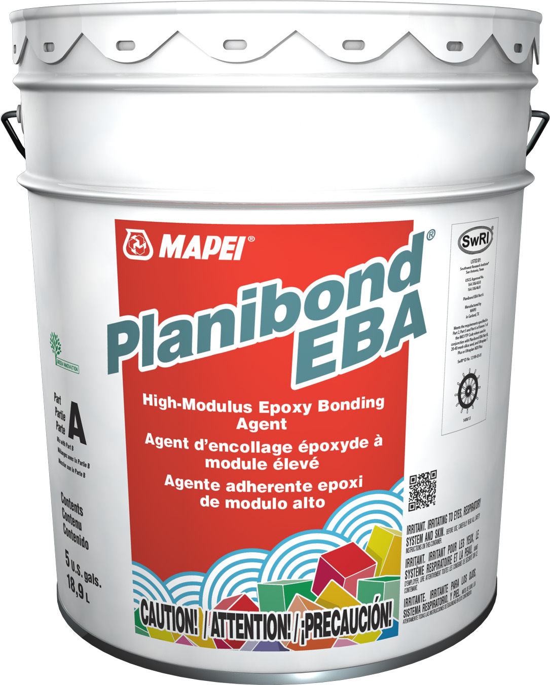 Mapei Planibond EBA HighModulus Epoxy Bonding Agent Part A 18.9 L (40169000) FloorBox