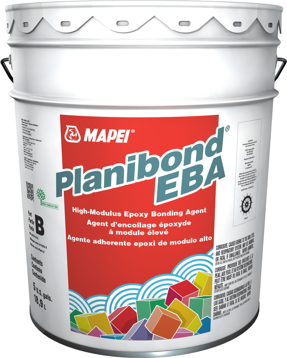 Mapei Planibond EBA HighModulus Epoxy Bonding Agent Part B 18.9 L