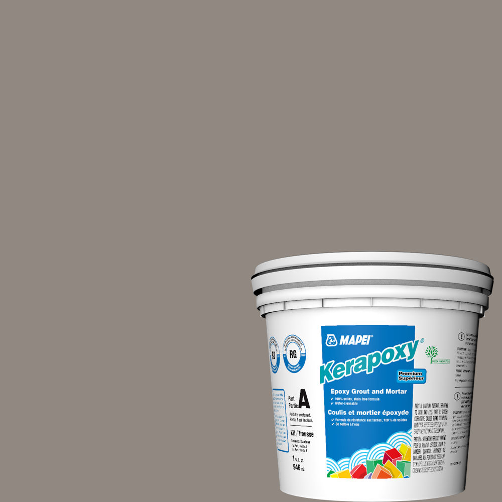 Mapei Kerapoxy Kit Premium Epoxy Grout 02 Pewter 946 mL (350201821