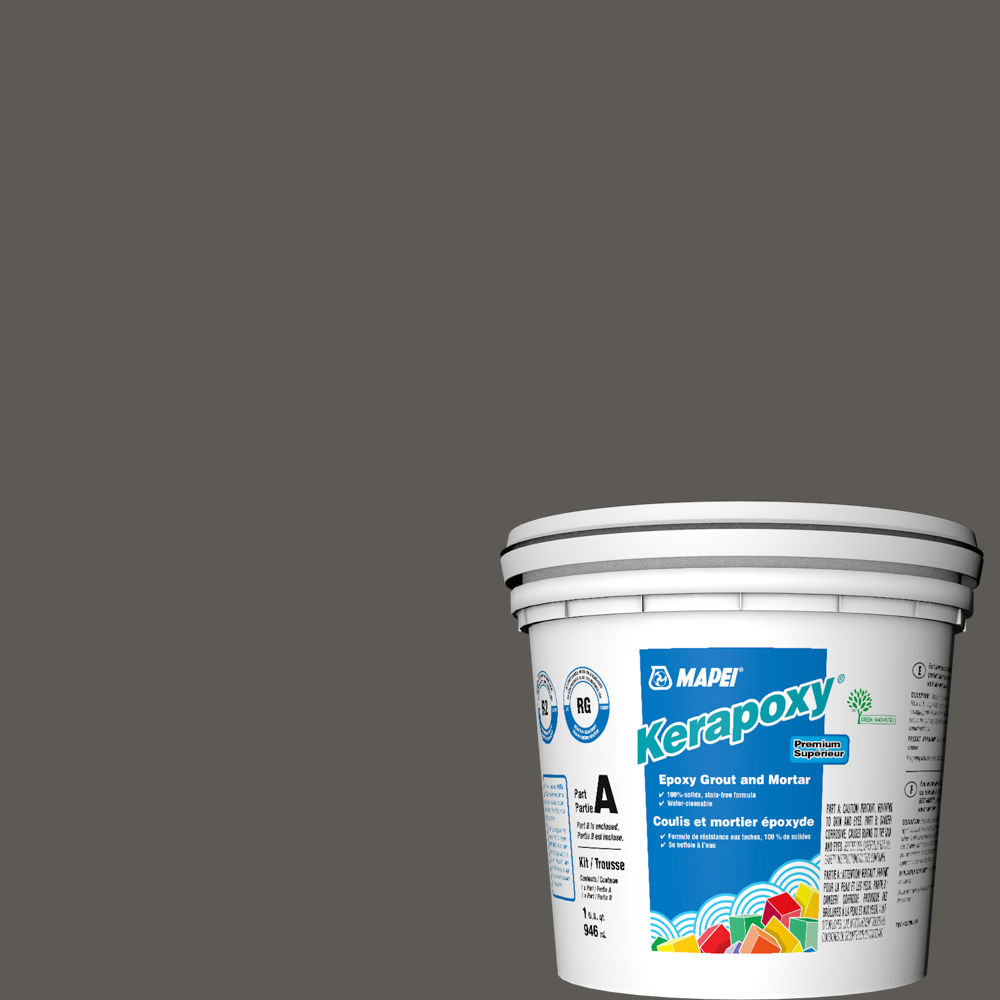 Mapei Kerapoxy Kit Premium Epoxy Grout 47 Charcoal 946 mL