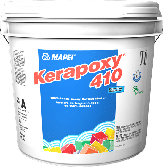 Kerapoxy 410 Mortier époxy d'encollage premium 100% solide - 11.4L